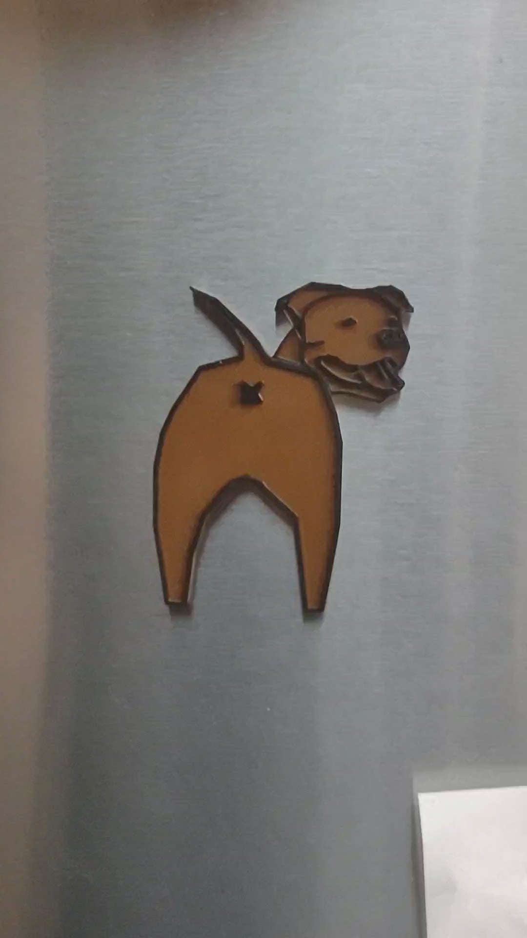 Pitbull Fridge Magnet