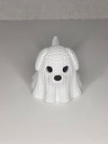 Knitted Texture Dog Ghost (Tea Light Cover)