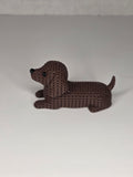 Dachshund | Cute Knitted Texture Figurine