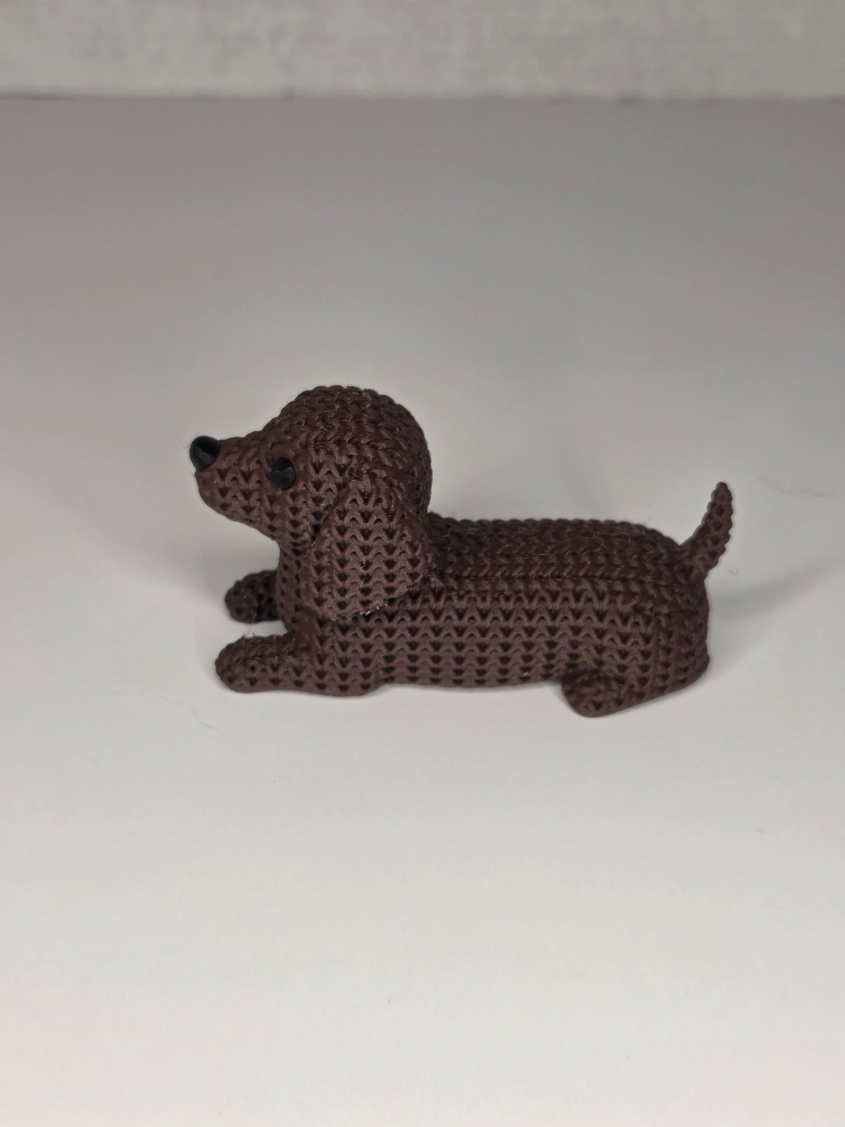 Dachshund | Cute Knitted Texture Figurine