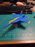 F/A-18 Super Hornet Blue Angels Plane Kit Card
