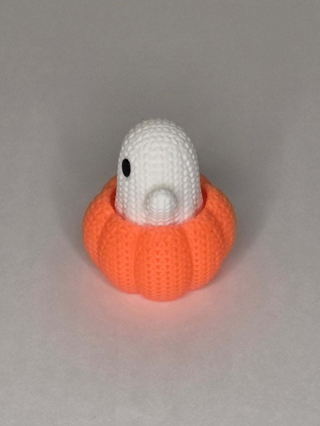 Ghost in Pumpkin, Knitted Texture