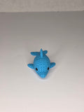 Cute Fidget Dolphin | Articulated Animal, Gift for Animal Lovers, Stimulating Knitted Texture, Marine Life Toy