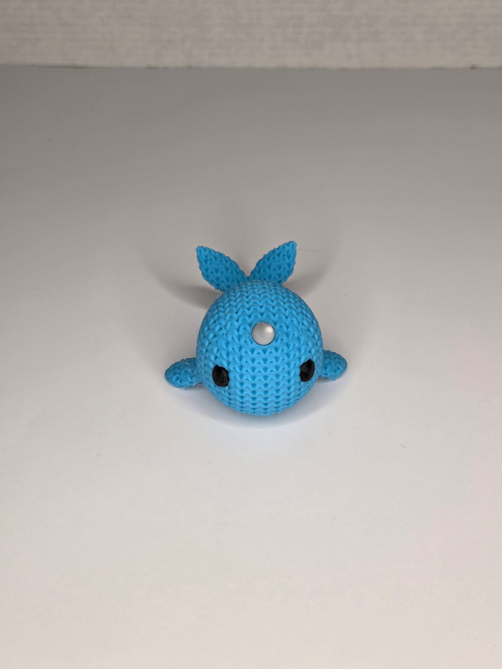 Narwhal Whale | Cute Knitted Texture Figurine