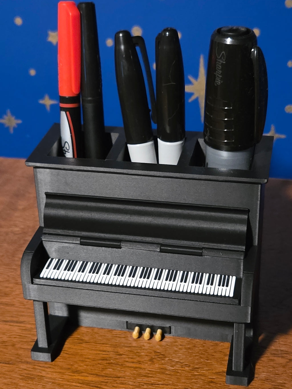 Upright Piano Pen Holder