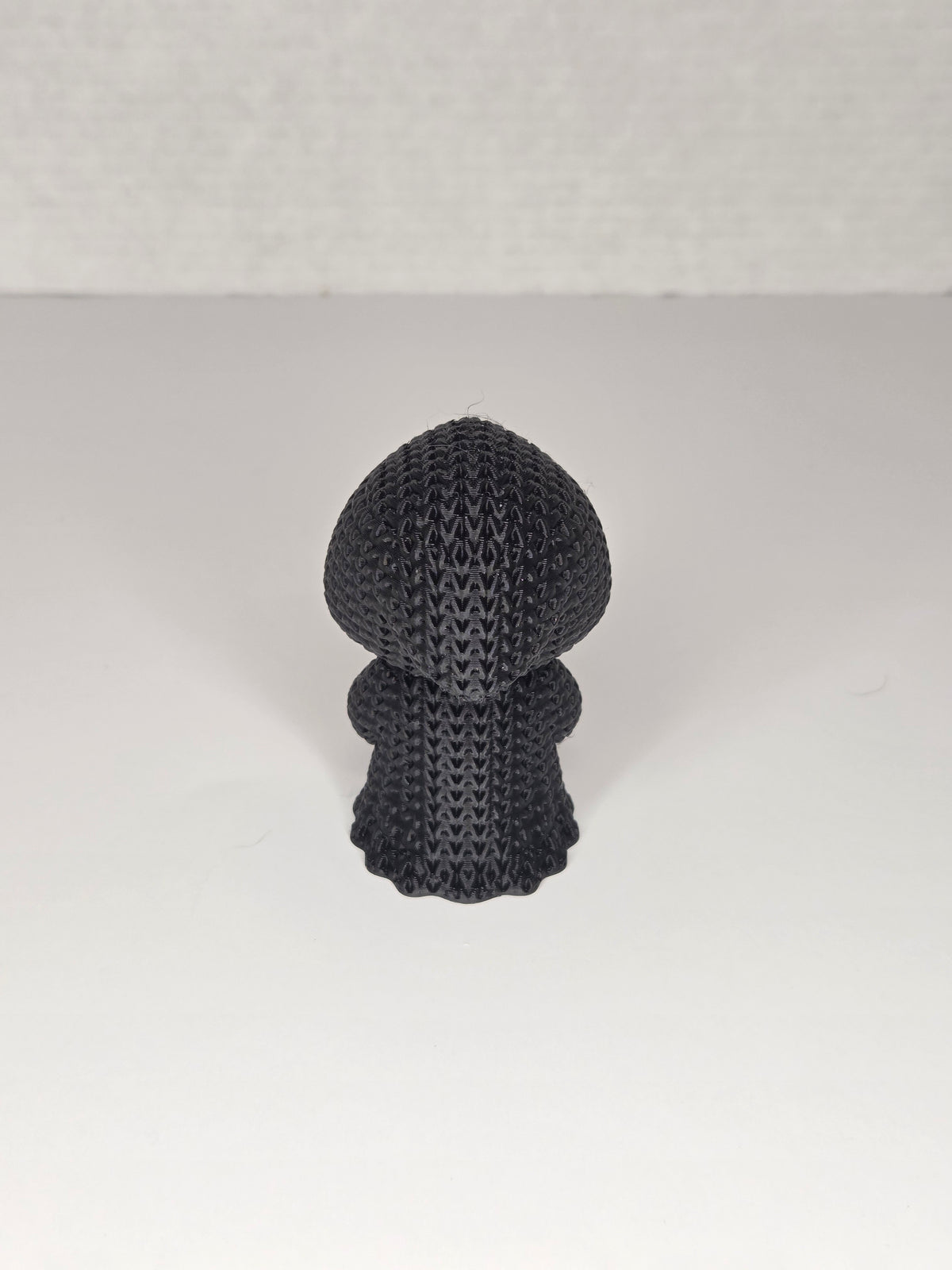 Grim Reaper Holding Heart | Cute Knitted Texture Figurine