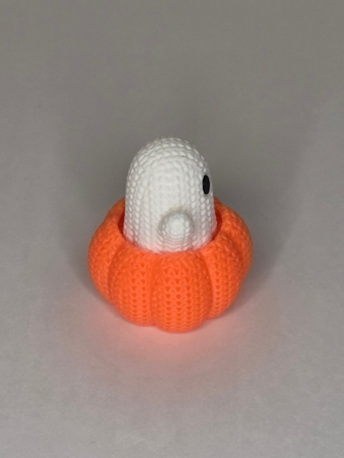 Ghost in Pumpkin, Knitted Texture