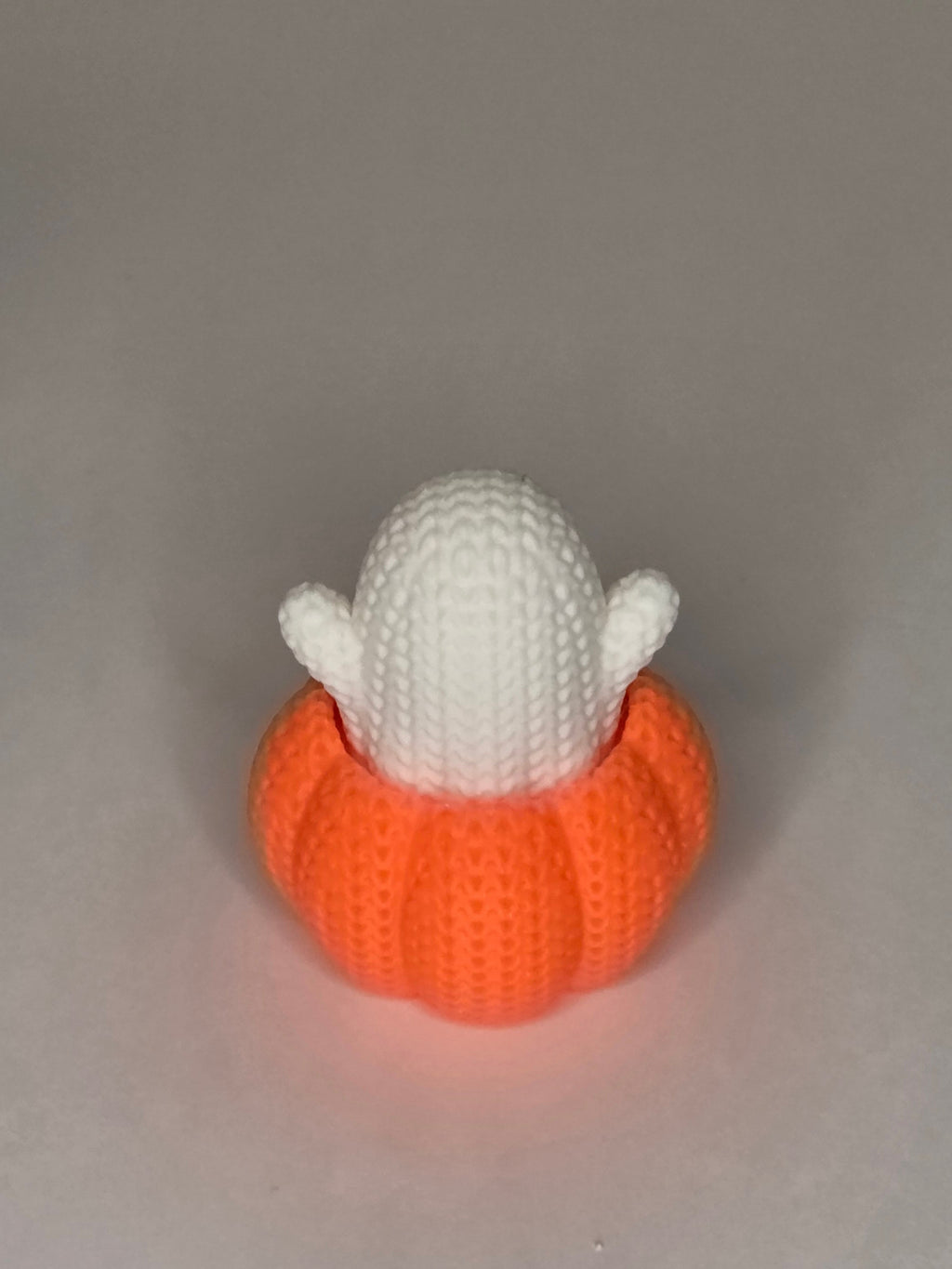 Ghost in Pumpkin, Knitted Texture