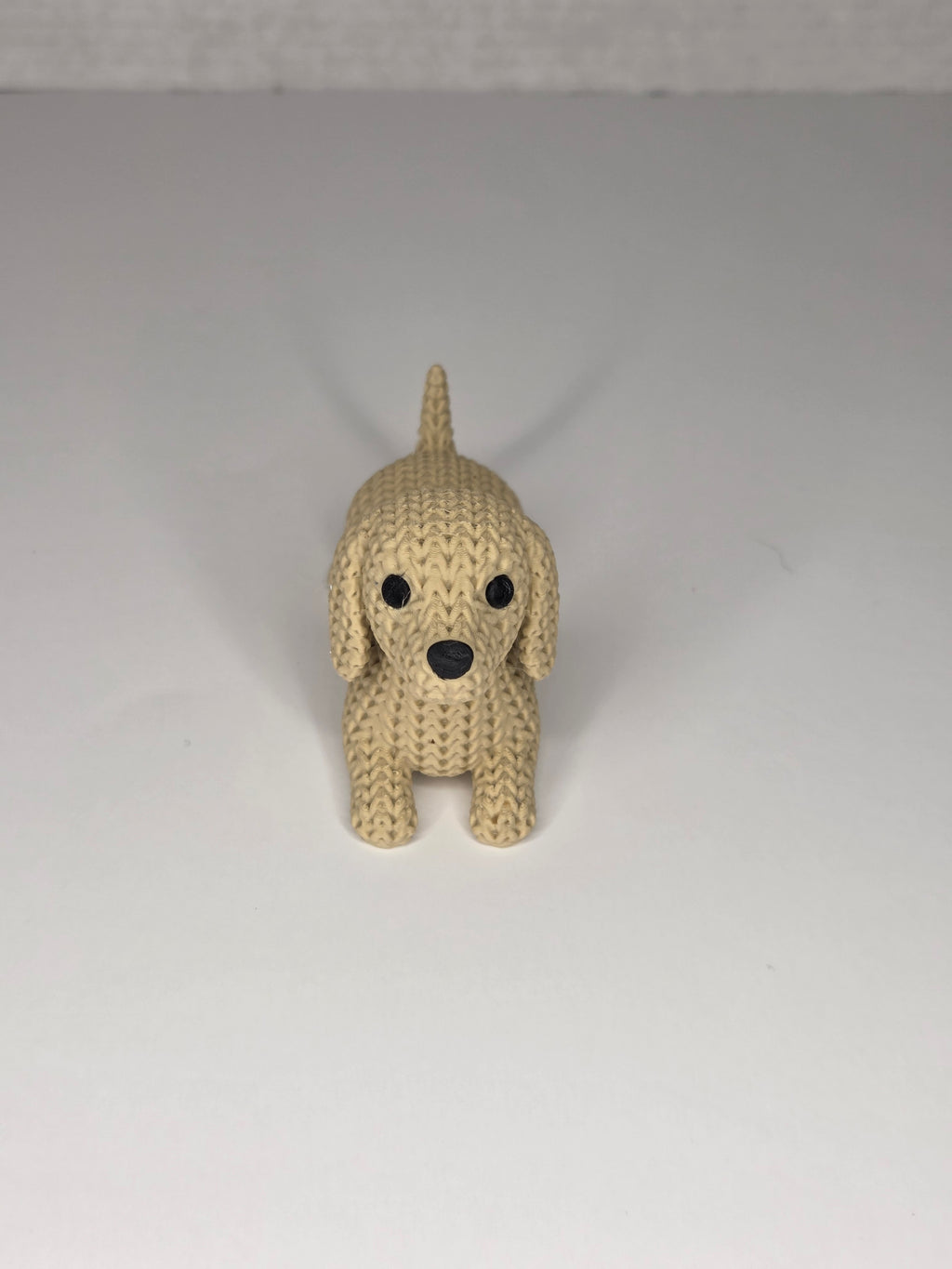 Dachshund | Cute Knitted Texture Figurine