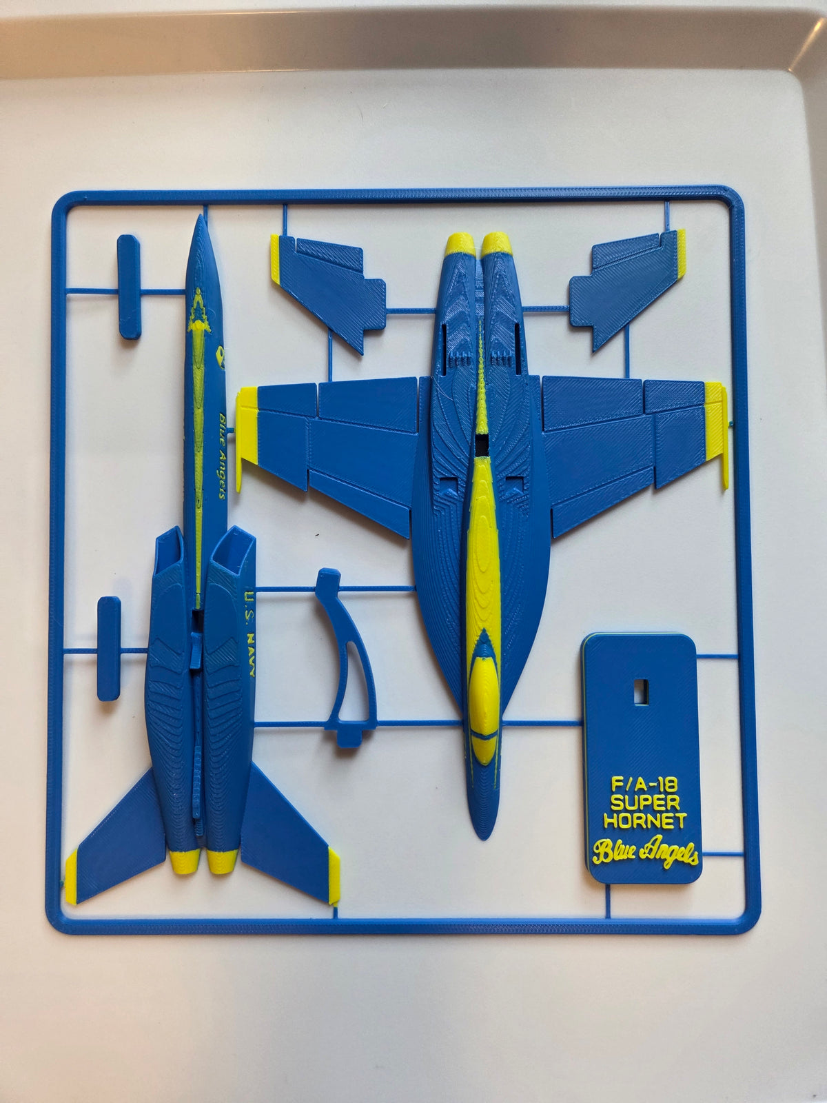 F/A-18 Super Hornet Blue Angels Plane Kit Card