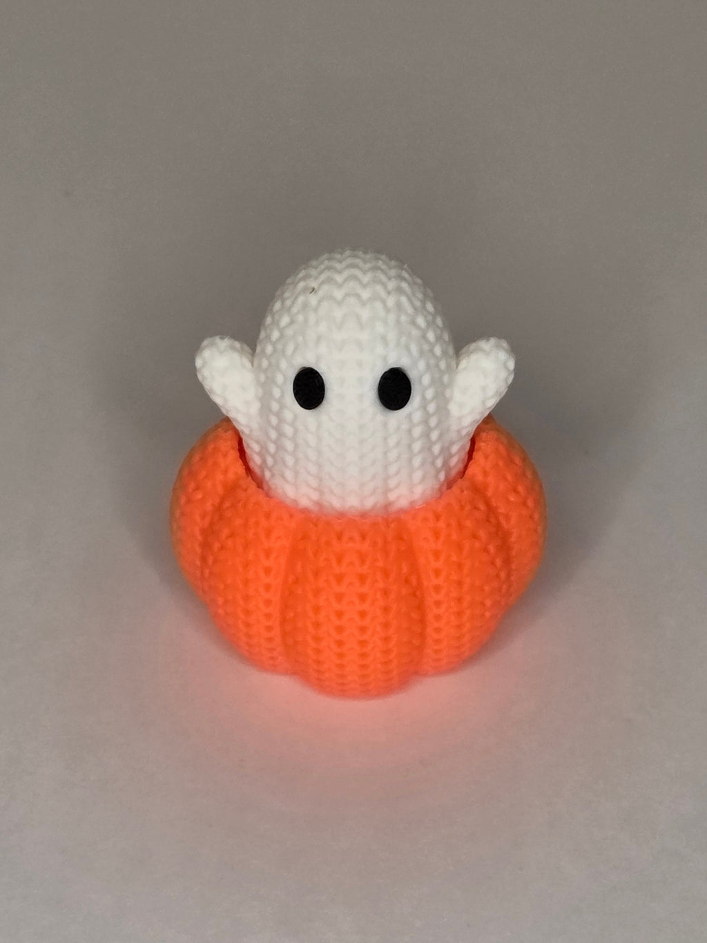 Ghost in Pumpkin, Knitted Texture
